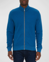 Robert Graham Men's Moser Knit Full-zip Sweater In Blue