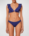 VILEBREQUIN SOLID FLUTTER BIKINI TOP