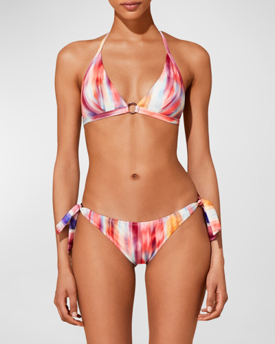 Vilebrequin Ikat Flowers Bikini Bottoms In Multicolor