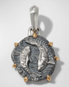 David Yurman Men's Sterling Silver & 18k Yellow Gold Zodiac Amulet Enhancer In Pisces