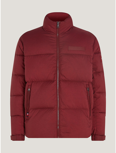 Tommy Hilfiger New York Down Puffer Jacket In Red
