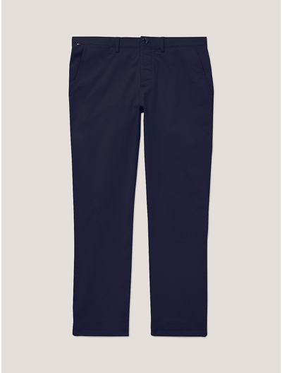 Tommy Hilfiger Straight Fit Stretch Chino In Navy