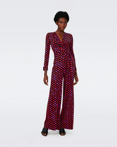 Diane Von Furstenberg Dvf In Magic Dot Berry