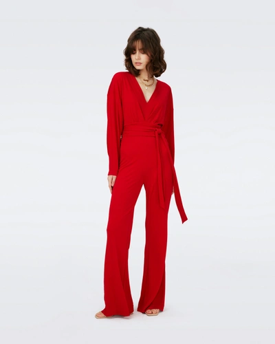 Diane Von Furstenberg Dvf In Scarlet