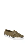 Native Shoes Miles Slip-on Sneaker In Utility Green/ Shell White