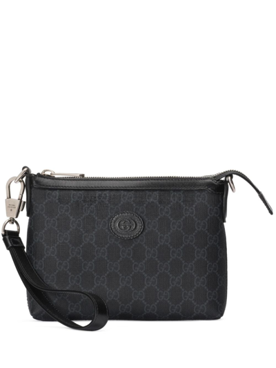 Gucci Interlocking G Messenger Bag In Schwarz