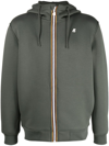 K-way Logo-patch Zip-up Hoodie