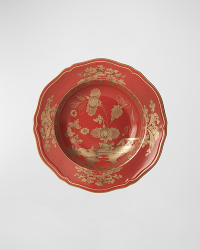 Ginori 1735 Oriente Italiano Rubrum Soup Plate In Oirubrum