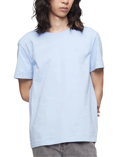 Calvin Klein Mens Cotton Crewneck T-shirt In Blue