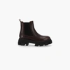 Alohas Berenice Leather Chelsea Boot In Coffee Brown