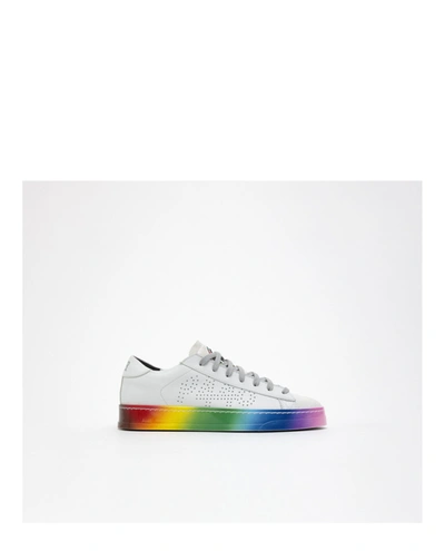 P448 Jack Leather Sneakers In Multi