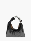 Jw Anderson Small Chain Hobo Hotfix Shoulder Bag In Multi