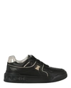 Valentino One Stud Leather Sneaker In Multi