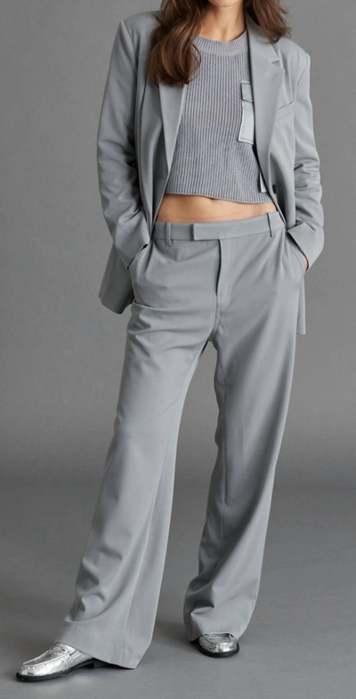 Steve Madden Devin Bootcut Pants In Steel Grey