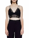 Simkhai Teegan Lace Bustier Top In Black In Black
