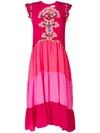 PETER PILOTTO EMBROIDERED MIDI DRESS,DR40PF1712203639