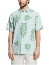 QUIKSILVER MENS PRINTED COMFORT FIT BUTTON-DOWN SHIRT