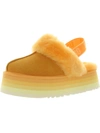 Ugg Funkette Genuine Shearling Slipper In Orange