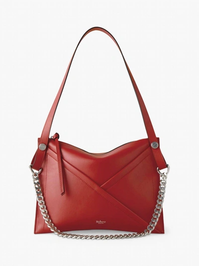 Mulberry M Zipped Leather Shoulder Bag In Multi