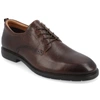 Thomas & Vine Stafford Plain Toe Derby In Brown