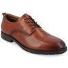 Thomas & Vine Stafford Plain Toe Derby In Green