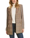 VINCE CAMUTO DOUBLE-BREASTED BLAZER