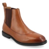 Thomas & Vine Hanford Plain Toe Chelsea Boot In Green