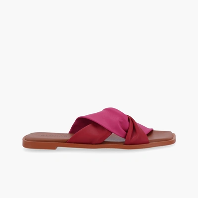 Alohas Nomad Bicolor Leather Sandals In Multi