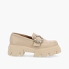 Alohas Trailblazer Crystal Loafers In White