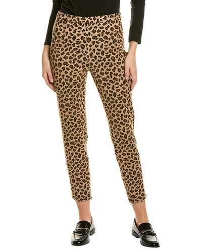 St John Cheetah Stretch Pant In Black