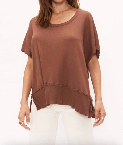 Project Social T Dalette Tee In Maple In Brown