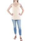 Anne Klein Womens Scoop Neck Sweater Tank Top In Multi