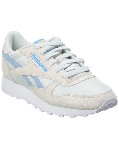 Reebok Classic Leather Sneaker In Clay/pale Blue