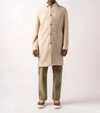 Kestin Men's Edinburgh Wool Overcoat In Oatmeal In White