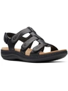 Clarks Laurieann Vine Womens Leather Open Toe Ankle Strap In Black
