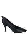 Ferragamo Judy Leather Pumps In Blue