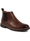 Deer Stags Men's Rockland Memory Foam Chelsea Boot Men's Shoes In Dark Brown