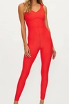 BEACH RIOT ROSALIE CATSUIT IN RED