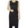 Elie Tahari Women's Judy Cotton Peplum Sleeveless Knee-length Dress In Black In Black