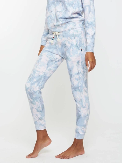 Sol Angeles Womens Bahama Marble Jogger In Blue