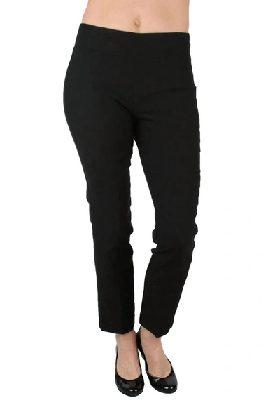 Ethyl Classic Pull On Ankle Pant In Black