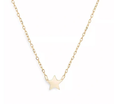 Adina Reyter 14k Yellow Gold Puffy Star Pendant Necklace, 16