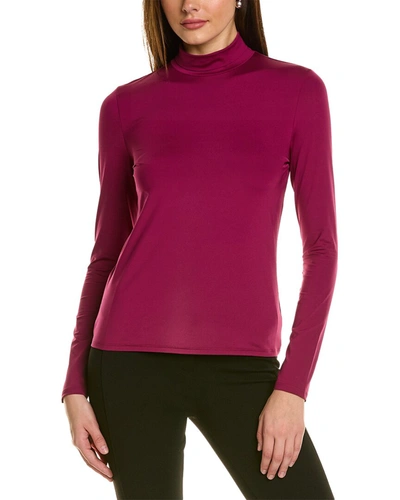 St John Turtleneck Sweater In Purple