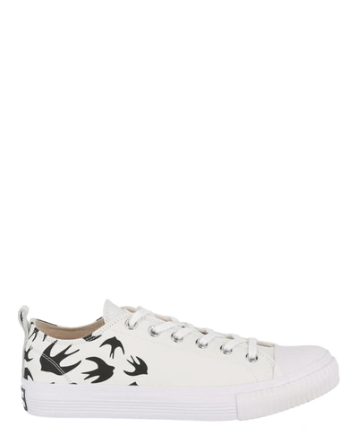 Mcq By Alexander Mcqueen Swallows Low-top Sneakers In White