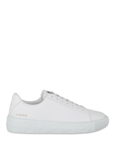 Versace Women's Responsible Low-top Sneakers In White