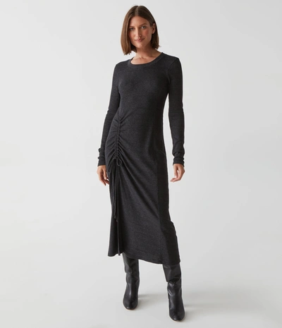 Michael Stars Ilia Thermal Maxi Dress In Charcoal