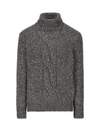 Brunello Cucinelli Man Turtleneck Grey Size 46 Cashmere In Gray