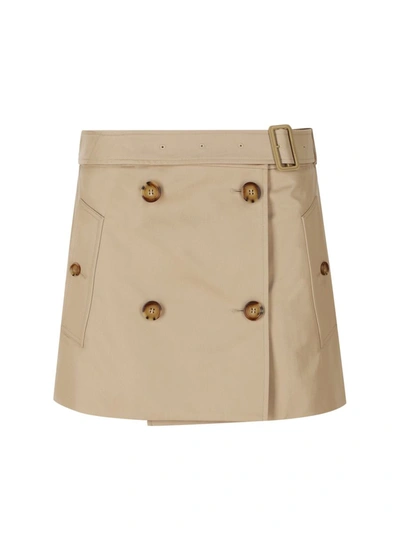 Burberry Skirts In Soft Fawn