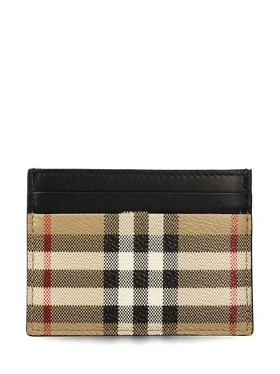 Burberry Printed Canvas Cardholder In Multicolor