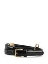 Dolce & Gabbana Black Leather Belt In Black
